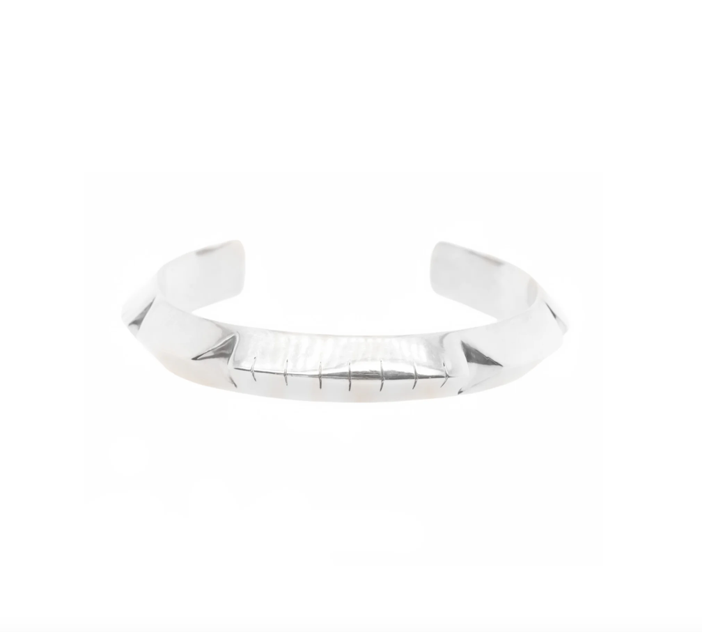 Grande Silver Helena Cuff Bracelet - Young in the Mountains
