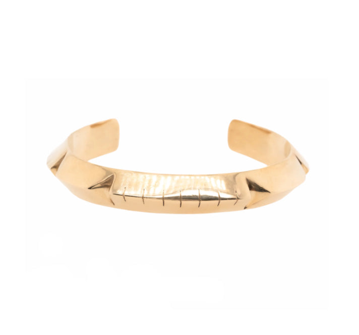Young in the mountain Helena Cuff-brass