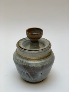 Large Vintage Ceramic Lidded Vessel