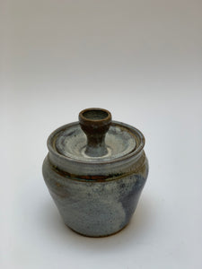 Medium Vintage Ceramic Lidded Vessel