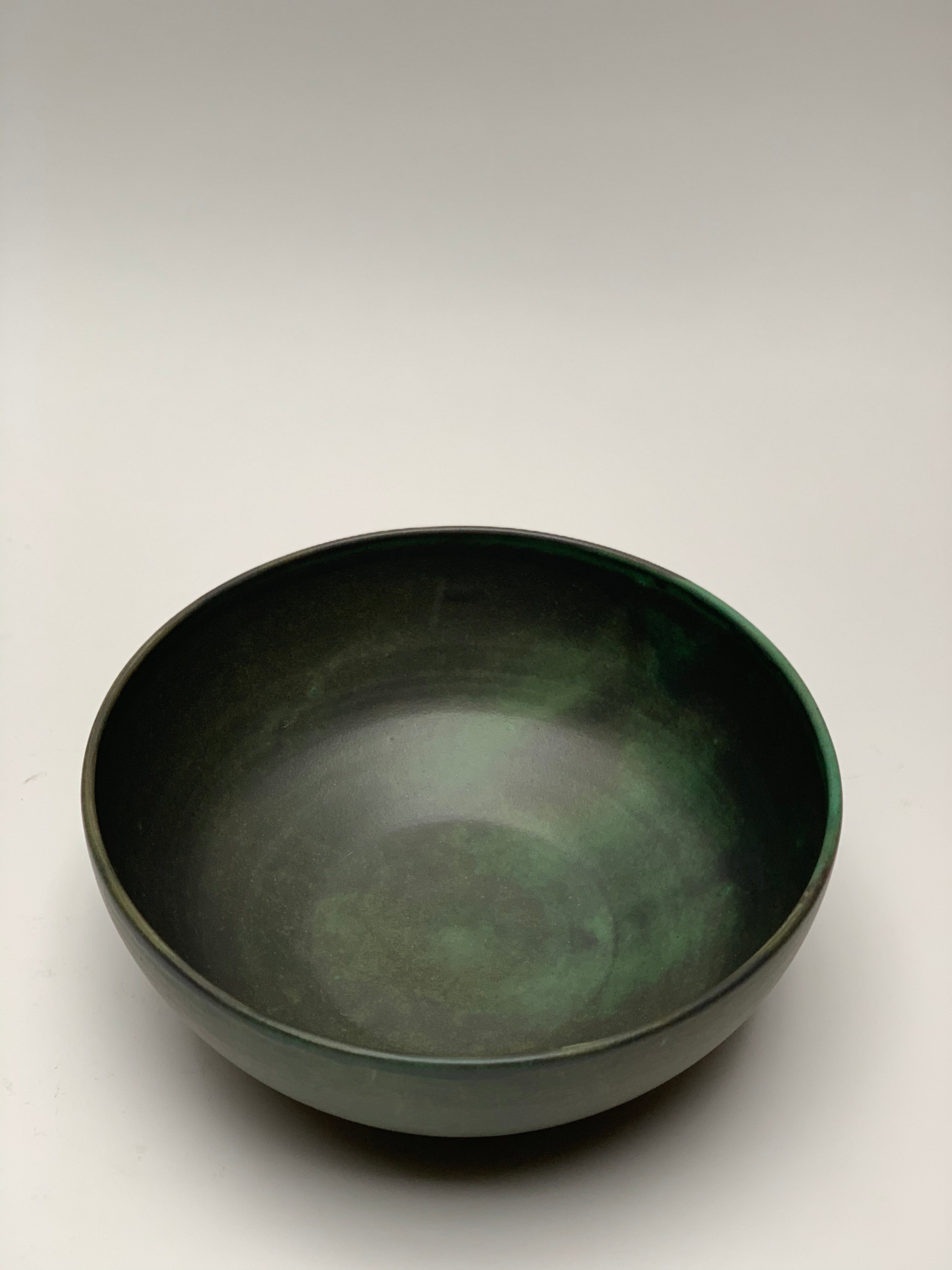 Large Salad Bowl in Emerald, Kati von Lehman