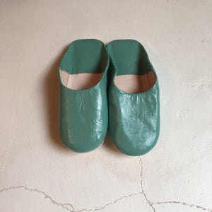 Kids Moroccan Leather Slippers