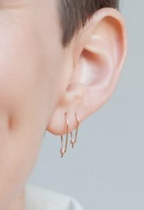 J&G Teardrop Hoop Earring